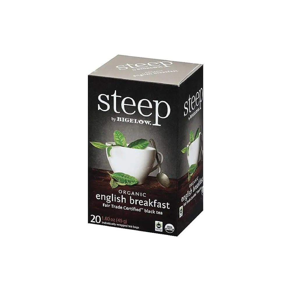 Steep English Breakfast Tea Bags, 20/Box (17701)