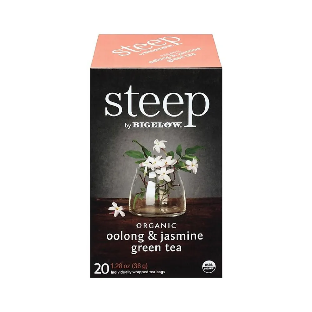 Steep Oolong and Jasmine Tea Bags, 20/Box (17714)