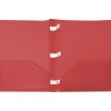 Pocket Folders|Storex 2-Pocket Poly Folder with Plastic Prongs, Red (50314U18C)
