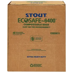 EcoSafe-6400 13 Gallon Industrial Trash Bag, 24