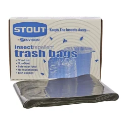 Insect Repellent 45 Gallon Industrial Trash Bag, 45