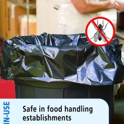 Insect Repellent 35 Gallon Industrial Trash Bag, 33