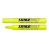 Highlighters|Stride Brite Tank Highlighter, Chisel Tip, Yellow, 12/Box (42005)