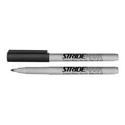 Markers|Stride Mark Permanent Marker, Fine Tip, Ink, 12/Box (27001) Black