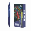 Pens|Stride Rio Retractable Gel Pen, Medium Point, Blue Ink, Dozen (52002)