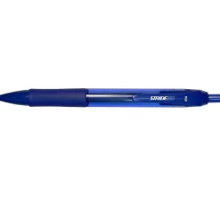Pens|Stride Rio Retractable Gel Pen, Medium Point, Blue Ink, Dozen (52002)