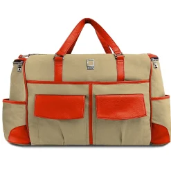 Luggage 16" Canvas Carry-On Travel Duffel (PT_NBKLEA813_DF)<SumacLife Best