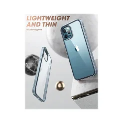 SUPCASE Unicorn Beetle Blue Edge Clear Bumper Case for iPhone 13 Pro (SUP-iPhone2021Pro-6.1-Edge-Cerulean)