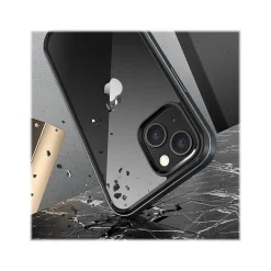 SUPCASE Unicorn Beetle Black Edge with Screen Protector Clear Case for iPhone 13 (SUP-iPhone2021-6.1-EdgePro-SP-Black)