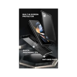 SUPCASE Unicorn Beetle Black Kickstand Case for Samsung Galaxy Z Fold4 (SUP-Galaxy2022-ZFold4-5G-Unicorn-SP-Blac)