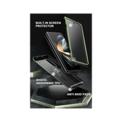 SUPCASE Unicorn Beetle Dark Green Kickstand Case for Samsung Galaxy Z Fold4 (SUP-Galaxy2022-ZFold4-5G-Unicorn-SP-Guld)