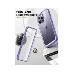 SUPCASE Unicorn Beetle Deep Purple Slim Case for iPhone 14 Pro (SUP-iPhone2022Pro-6.1-UBStyle-Mauve)