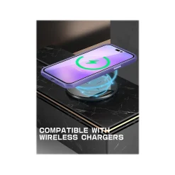 SUPCASE Unicorn Beetle Deep Purple Slim Case for iPhone 14 Pro (SUP-iPhone2022Pro-6.1-UBStyle-Mauve)