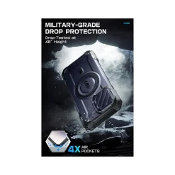 SUPCASE Unicorn Beetle MAG XT MagSafe Rugged Case for iPhone 15 Pro Max, Shock-Absorbing, Dark Blue (SPH23MX67MGXTMN)