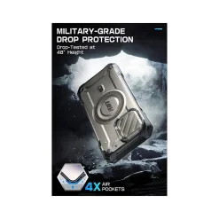 SUPCASE Unicorn Beetle MAG XT MagSafe Rugged Case for iPhone 15 Pro Max, Shock-Absorbing, Titan Gray