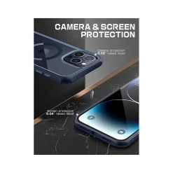 SUPCASE Unicorn Beetle MAG MagSafe Phone Case for iPhone 15 Pro Max, Blue (SUP-iPhone2023Max-6.7-UBMag-Navy)