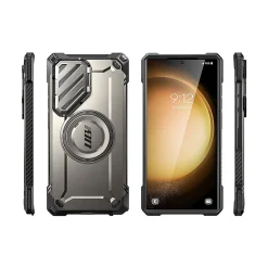 SUPCASE Unicorn Beetle MAG XT MagSafe Samsung Galaxy S24 Ultra, Shock Absorbing, Titan Gray (GXYS24U5GMXTTG)