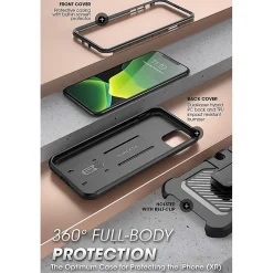 SUPCASE Unicorn Beetle Pro Black Rugged Case for iPhone 11 (S-IP1161-UBP-BK)