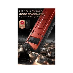 SUPCASE Unicorn Beetle PRO Metallic Red Rugged Holster Case for Google Pixel 6 Pro (SUP-GooglePixel6Pro-UBPro-SP-Ruddy)