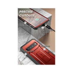 SUPCASE Unicorn Beetle PRO Metallic Red Rugged Holster Case for Google Pixel 6 Pro (SUP-GooglePixel6Pro-UBPro-SP-Ruddy)