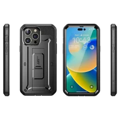 SUPCASE Unicorn Beetle PRO Black Rugged Case for iPhone 14 Pro (SUP-iPhone2022Pro-6.1-UBPro-SP-Black)