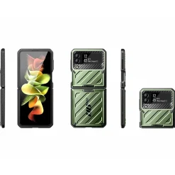 SUPCASE Unicorn Beetle PRO Dark Green Rugged Case for Samsung Galaxy Z Flip4, 5G (SUP-Galaxy2022-ZFlip4-5G-UBPro-Guldan)
