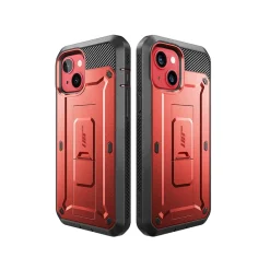 SUPCASE Unicorn Beetle PRO Metallic Red Rugged Case for iPhone 14 (SUP-iPhone2021/22-6.1-UBPro-SP-Ruddy)