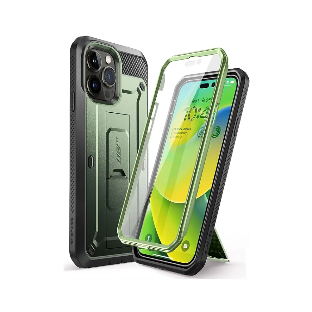 SUPCASE Unicorn Beetle PRO Dark Green Rugged Case for iPhone 14 Pro Max (SUP-iPhone2022Pro-6.7-UBPro-SP-Guldan)