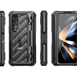 SUPCASE Unicorn Beetle PRO Black Rugged Case for Samsung Galaxy Z Fold4 (SUP-Galaxy2022-ZFold4-5G-UBPro-SP-Black)