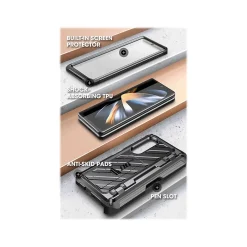 SUPCASE Unicorn Beetle PRO Black Rugged Case for Samsung Galaxy Z Fold4 (SUP-Galaxy2022-ZFold4-5G-UBPro-SP-Black)