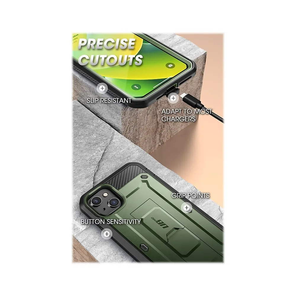 SUPCASE Unicorn Beetle PRO Dark Green Rugged Case for iPhone 14 Plus (SUP-iPhone2022-6.7-UBPro-SP-Guldan)