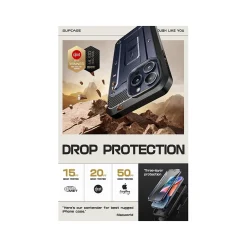 SUPCASE Unicorn Beetle PRO Rugged Case for iPhone 15 Pro Max, Shock-Absorbing, Dark Blue