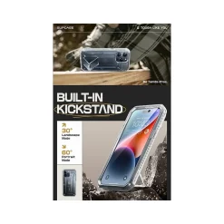 SUPCASE Unicorn Beetle PRO Rugged Case for iPhone 15 Pro Max, Shock-Absorbing, Clear (SUP-iPhone2023Max-6.7-UBPro-SP-Clear)