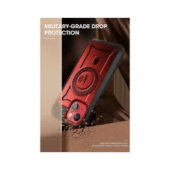 SUPCASE Unicorn Beetle PRO MAG Rugged Case for iPhone 15, Metallic Red (SUP-iPhone2023-6.1-MagPro-SP-Ruddy)