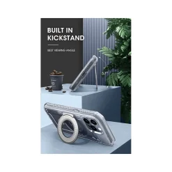 SUPCASE Unicorn Beetle PRO MAG Rugged Case for iPhone 15 Pro, Shock-Absorbing, Clear (SUP-iPhone2023Pro-6.1-MagPro-SP-Clear)