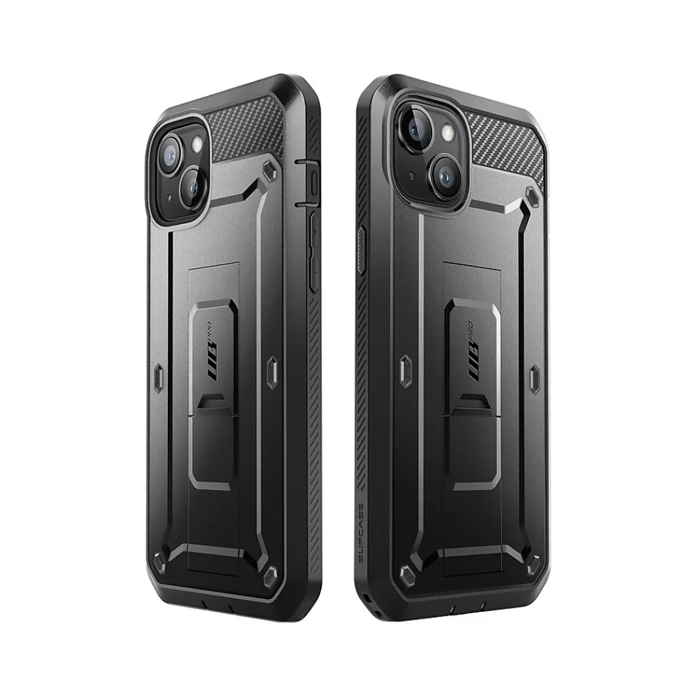SUPCASE Unicorn Beetle PRO Rugged Case for iPhone 15 Plus, Shock-Absorbing, Black (SUP-iPhone2023-6.7-UBPro-SP-Black)