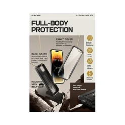 SUPCASE Unicorn Beetle PRO Rugged Case for iPhone 15 Plus, Shock-Absorbing, Black (SUP-iPhone2023-6.7-UBPro-SP-Black)