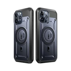 SUPCASE Unicorn Beetle PRO MAG Rugged Case for iPhone 15 Pro, Shock-Absorbing, Dark Blue