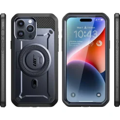 SUPCASE Unicorn Beetle PRO MAG Rugged Case for iPhone 15 Pro, Shock-Absorbing, Dark Blue