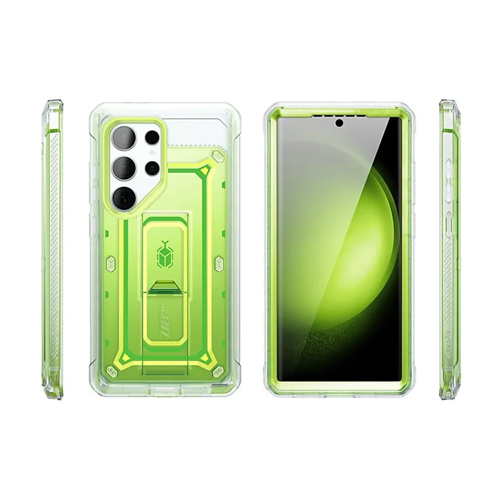 SUPCASE Unicorn Beetle PRO Rugged Case for Samsung Galaxy S24 Ultra, Shock-Absorbing, Neon Green