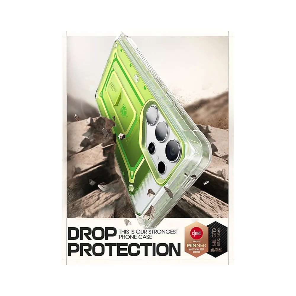 SUPCASE Unicorn Beetle PRO Rugged Case for Samsung Galaxy S24 Ultra, Shock-Absorbing, Neon Green
