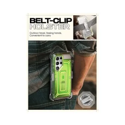 SUPCASE Unicorn Beetle PRO Rugged Case for Samsung Galaxy S24 Ultra, Shock-Absorbing, Neon Green