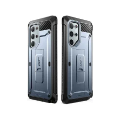 SUPCASE Unicorn Beetle PRO Rugged Case for Samsung Galaxy S24 Ultra, Shock-Absorbing, Metallic Blue