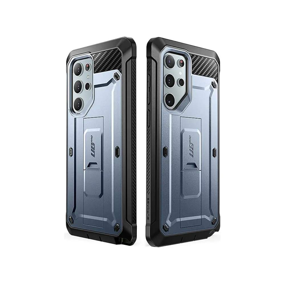 SUPCASE Unicorn Beetle PRO Rugged Case for Samsung Galaxy S24 Ultra, Shock-Absorbing, Metallic Blue