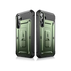 SUPCASE Unicorn Beetle Pro Rugged Case for Samsung Galaxy S24, Shock Absorbing, Dark Green (GS24UBPR2SGN)