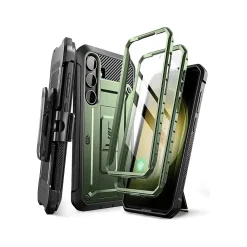 SUPCASE Unicorn Beetle Pro Rugged Case for Samsung Galaxy S24, Shock Absorbing, Dark Green (GS24UBPR2SGN)