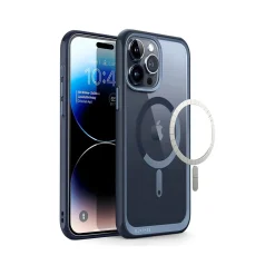 SUPCASE Unicorn Beetle Slim MagSafe Phone Case for iPhone 15 Pro, Blue (SUP-iPhone2023Pro-6.1-UBMag-Navy)