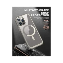 SUPCASE Unicorn Beetle Slim MagSafe Phone Case for iPhone 15 Pro, Gray (SUP-iPhone2023Pro-6.1-UBMag-Gray)