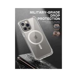 SUPCASE Unicorn Beetle Slim MagSafe Phone Case for iPhone 15 Pro Max, Gray (SUP-iPhone2023Max-6.7-UBMag-Clear)