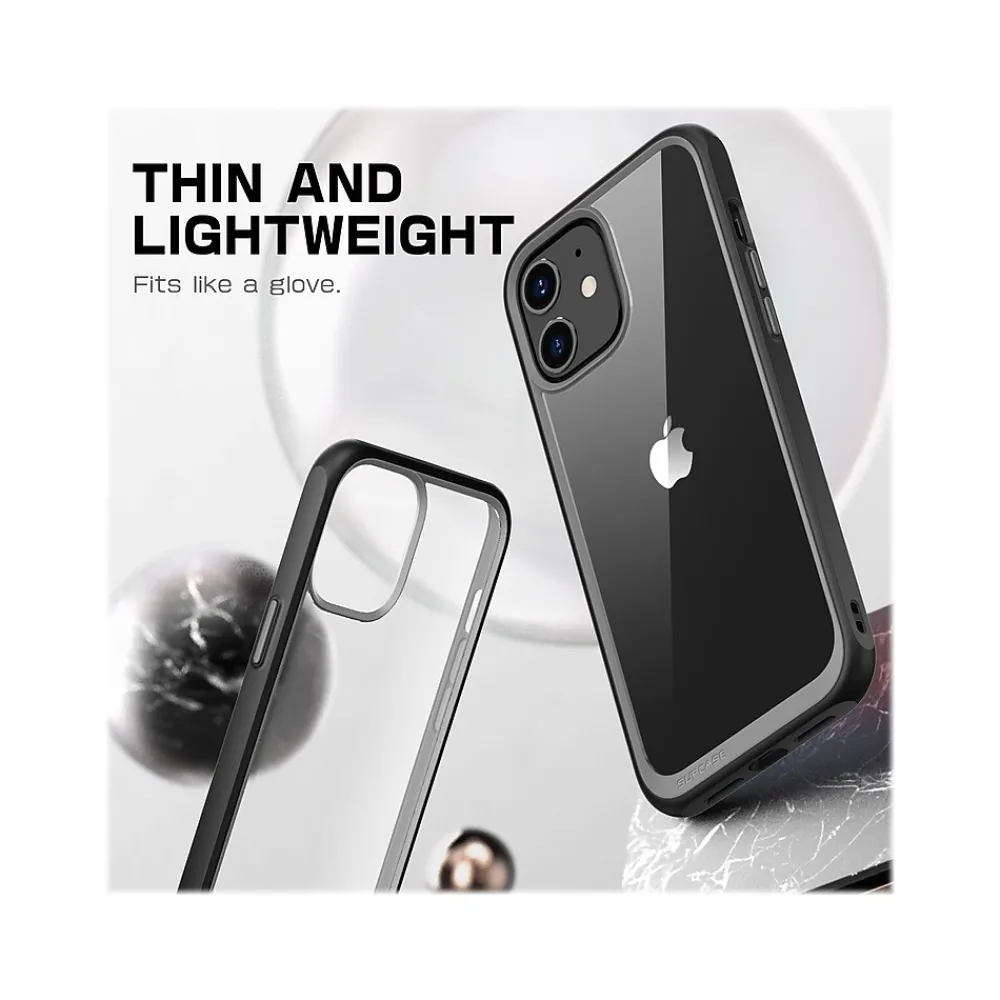 SUPCASE Unicorn Beetle Style MagSafe Battery Case for iPhone 12, Black/Gray (SUP-iPhone2020-6.1-UBStyle-Black)